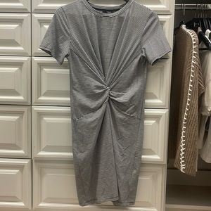 Theory twist front dress